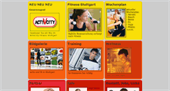 Desktop Screenshot of activ-fitness-stuttgart.info